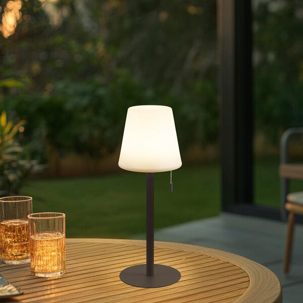 Lampă de Exterior Lindby, Azalea, Maro / Rugină, Balcon, Aluminiu, Modern