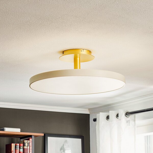 UMAGE Asteria Up Large plafonieră 60cm alb-perl, reglabil, Alb, Camera de zi / sufragerie, Metal, Design