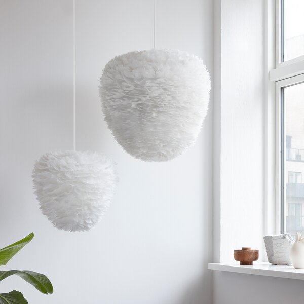 UMAGE Eos Evia lampă suspendată medium alb/alb, reglabil, Alb, dormitor, Scandinavă