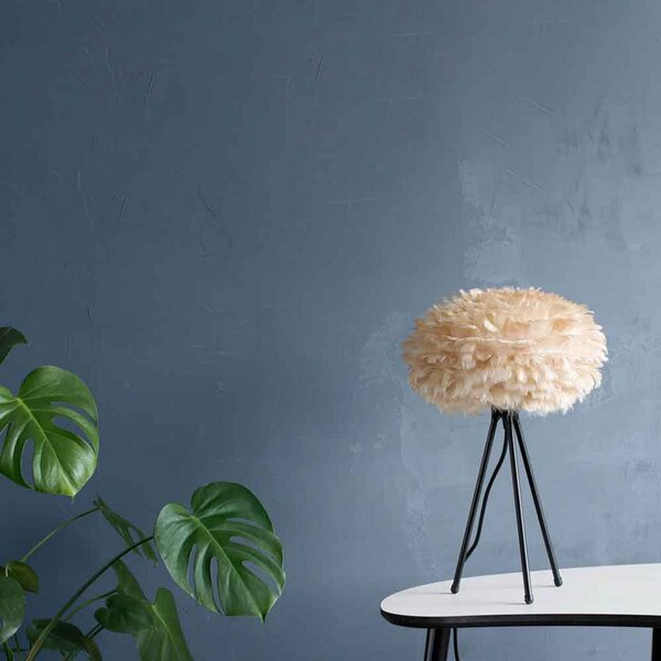 UMAGE Eos Mini lampă de masă maro/tripod negru, Maro / Rugină, Camera de zi / sufragerie, Design, Umbră de masă