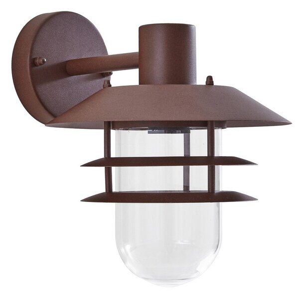 Lămpi de exterior Lindby, Meliora, reglabil, Maro / Rugină, Balcon, Metal