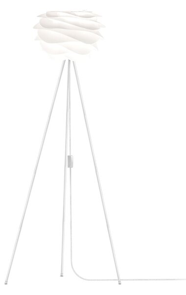 UMAGE Carmina Mini lampă de podea alb/tripod alb, Alb, Camera de zi / sufragerie, Metal, Design, Tripod