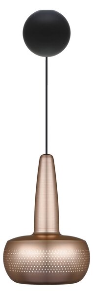 UMAGE Clava lampă susp. cupru, Cannonball negru, reglabil, Cupru, Camera de zi / sufragerie, Metal, Design
