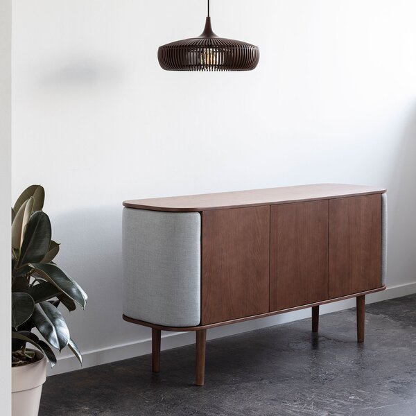 UMAGE Clava Dine dark oak, Cannonball negru, reglabil, Lemn, Camera de zi / sufragerie, Lemn, Design