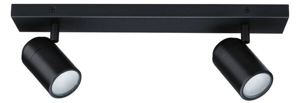 Plafoniere Paulmann, Zyli, reglabil, Negru, Baie, Metal, Modern