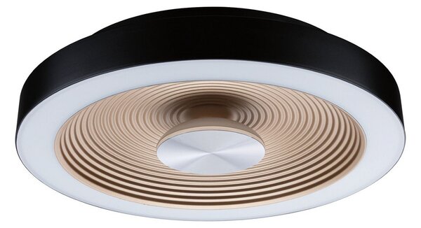 Plafoniere Paulmann, Volea, reglabil, Negru, Baie, Plastic, Modern
