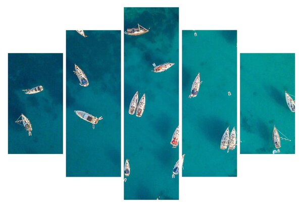 Tablou - Sailboats (150x105 cm)