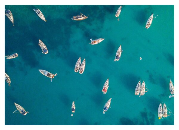 Tablou - Sailboats (70x50 cm)
