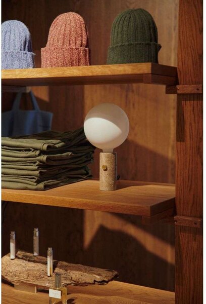 Lampă de masă Made By Hand, Bej, Camera de zi, Marmură