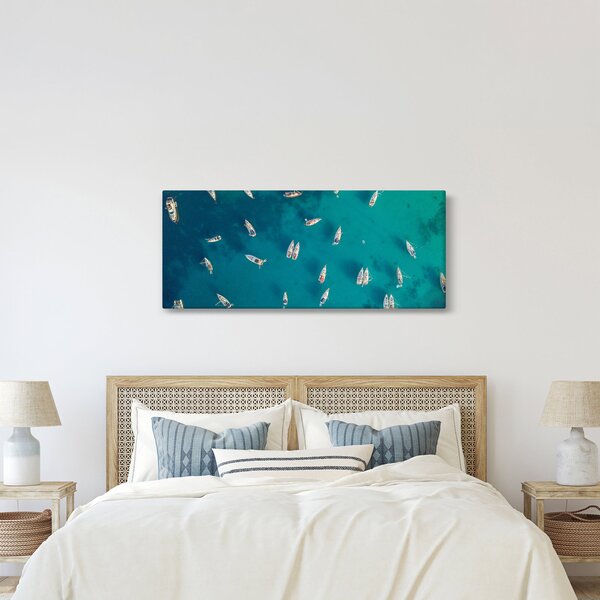 Tablou - Sailboats (120x50 cm)