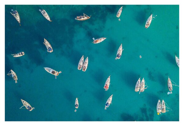 Tablou - Sailboats (90x60 cm)