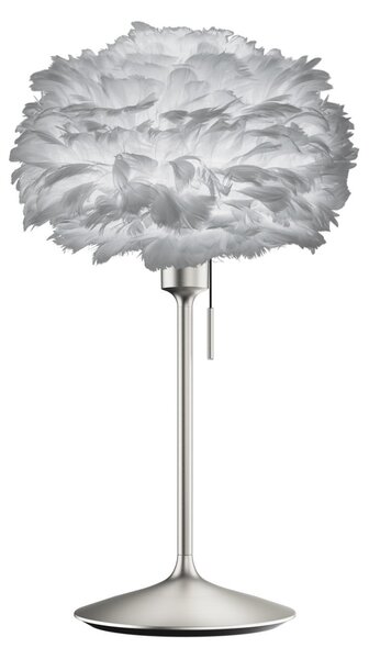UMAGE Eos mini lampă de masă gri deschis / oțel periat, Gri, Camera de zi / sufragerie, Metal, Design