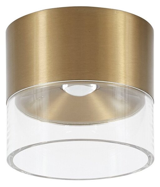 Plafoniere Lindby, Dalila, Auriu / Alamă, Camera de zi, Aluminiu, Modern