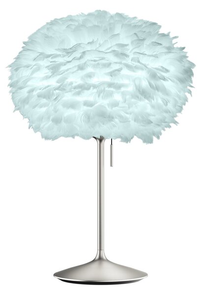 UMAGE Eos mini lampă de masă albastru deschis / oțel periat, Albastru, Camera de zi / sufragerie, Metal, Design