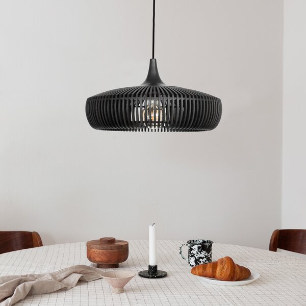 UMAGE Clava Dine black oak, Cannonball negru, reglabil, Negru, Camera de zi / sufragerie, Lemn, Design