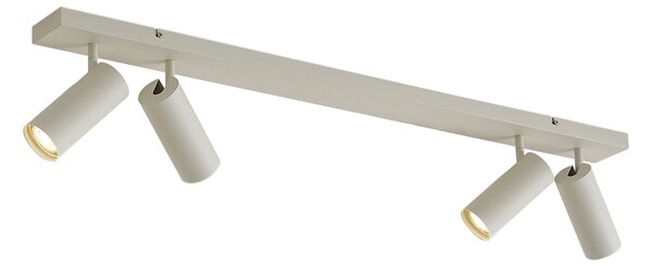 Spot modern de plafon bej cu 4 lumini reglabile - Renna
