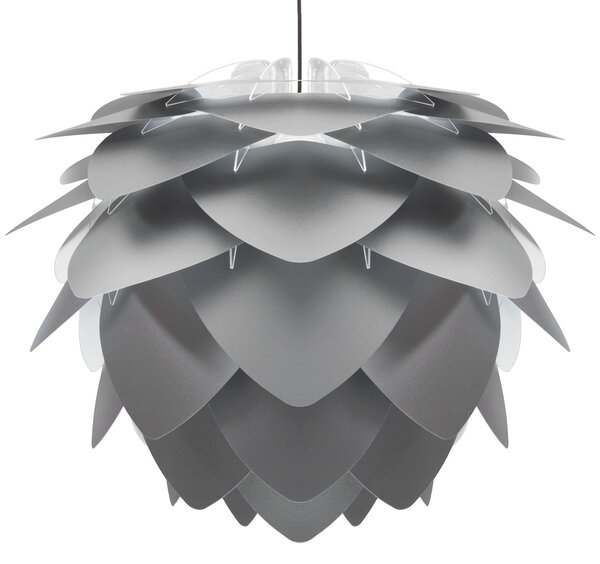 UMAGE Silvia medium lampă pendul, gri, reglabil, Gri, Camera de zi / sufragerie, Plastic, Scandinavă