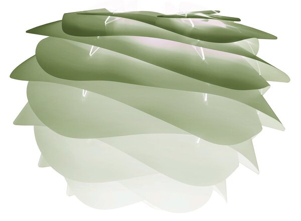 UMAGE Carmina Mini lampă susp. verde/cablu alb, reglabil, Verde, Camera de zi / sufragerie, Plastic, Design