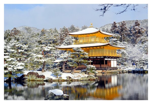 Tablou - Kinkakuji, Japonia (90x60 cm)