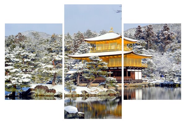 Tablou - Kinkakuji, Japonia (90x60 cm)