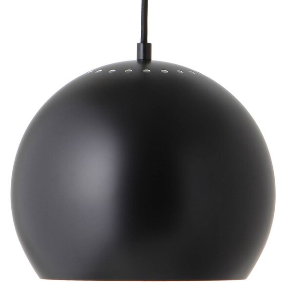 Lustră Pendul FRANDSEN, Ball, reglabil, Negru, Camera de zi, Metal, Design