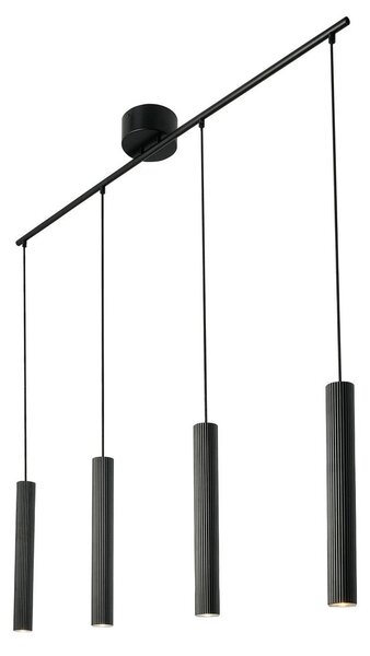 Lustră Pendul Nordlux, Vico, reglabil, Negru, Sala de mese, Aluminiu