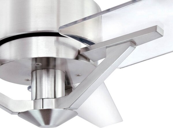 Westinghouse Ventilator de tavan Julien, Transparent, Camera de zi / sufragerie, Plastic, Modern