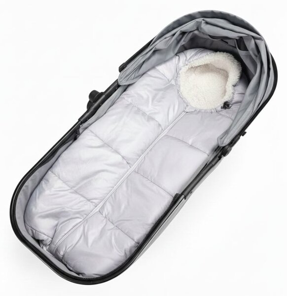 Sac de iarna pentru landoul caruciorului Kidizi, 80 x 42 cm, interior cu blanita pufoasa, impermeabil
