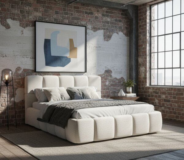 Pat tip bubble cu spațiu de depozitare Dream (160x200 cm)