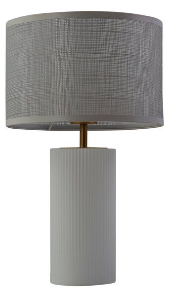 Lampă de masă Lindby, Sorscha, Alb, Camera de zi, Metal, Modern
