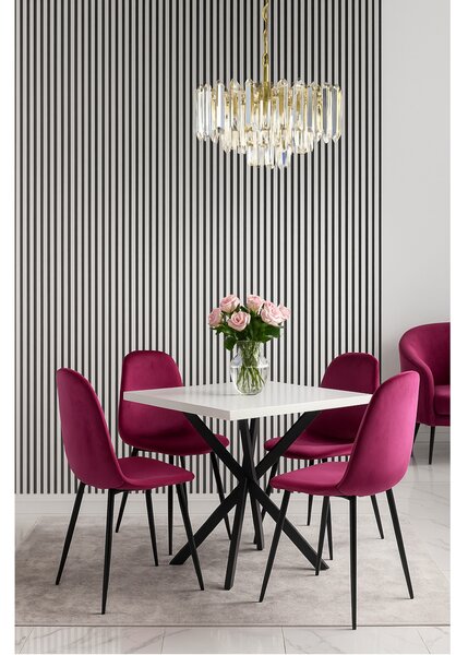 Riflaj Decorativ Tip Panou Acustic 20 cm Alb