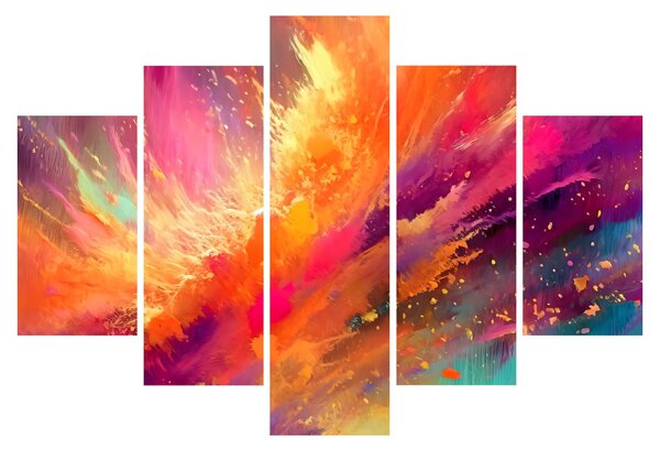 Tablou - Abstractizare dinamică (150x105 cm)