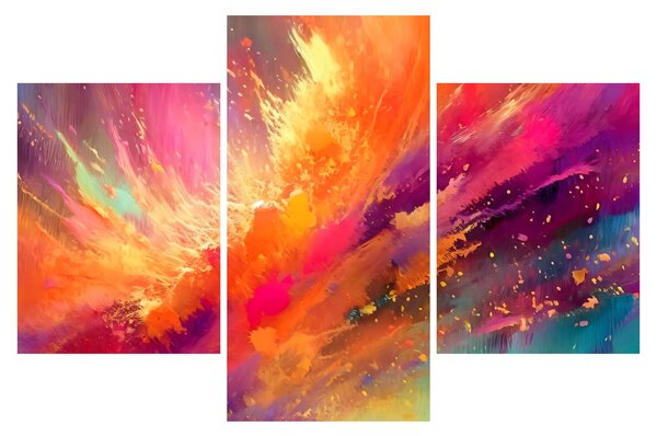 Tablou - Abstractizare dinamică (90x60 cm)
