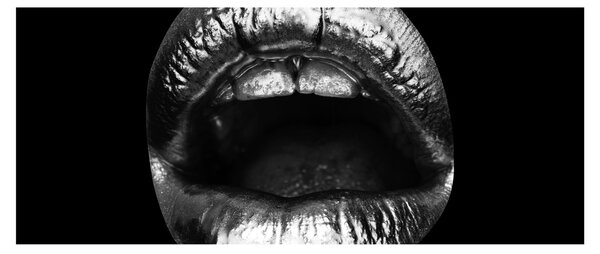 Tablou - Buze lucioase (120x50 cm)