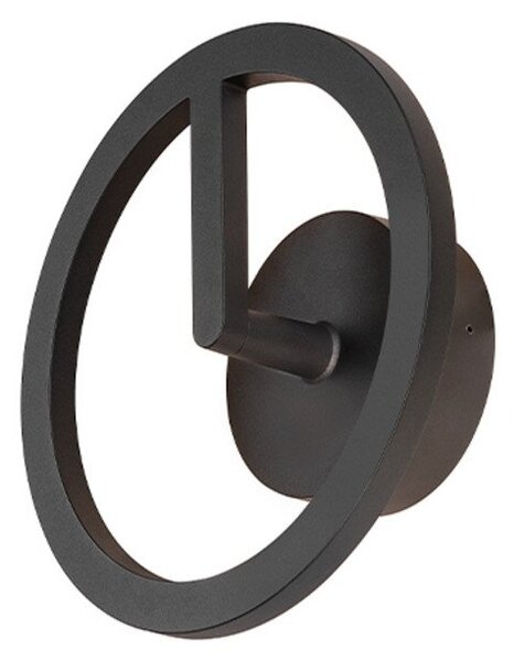 Lampă de perete SLV, Negru, Terasă, Aluminiu