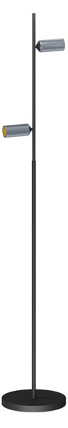 Lampadar LED Decor F2, dimabil, negru/aluminiu - Antidark