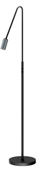 Decor F1 LED Lampadar Dim. Negru/Mat Alu - Antidark