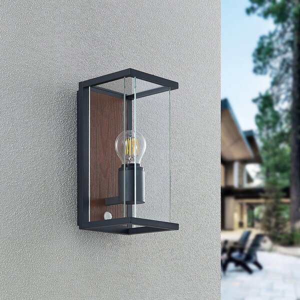 Lucande Elwin aplică, un flux, senzor, reglabil, Negru, Metal, Modern