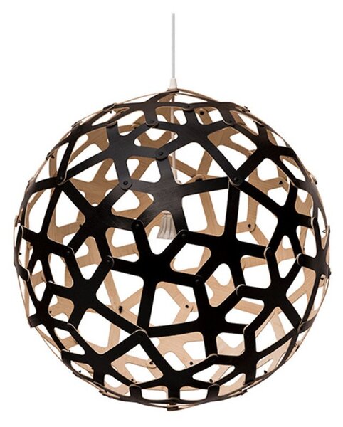 Lustră Pendul david trubridge, Negru, Camera de zi, Bamboo