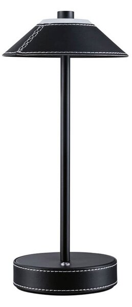 Lampă de masă Paulmann, reglabil, Negru, Camera de zi, Metal, Modern