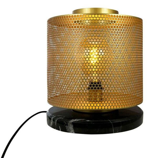Lampă de masă Dyberg Larsen, Nantes, Auriu / Alamă, Camera de zi, Alamă, Scandinavă