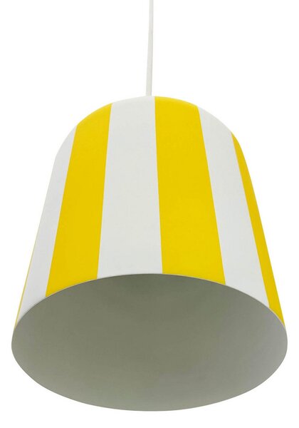Lustră Pendul Dyberg Larsen, Gry, reglabil, Galben, Camera de zi, Metal, Scandinavă