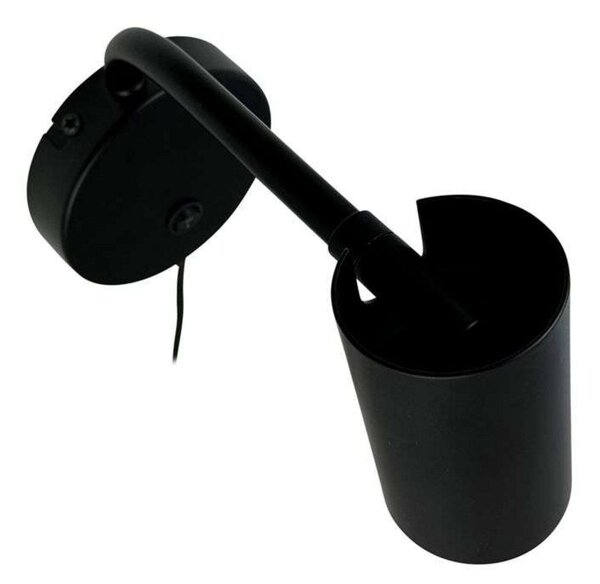 Lampă de perete Dyberg Larsen, Skagerrak, Negru, Camera de zi, Metal, Modern