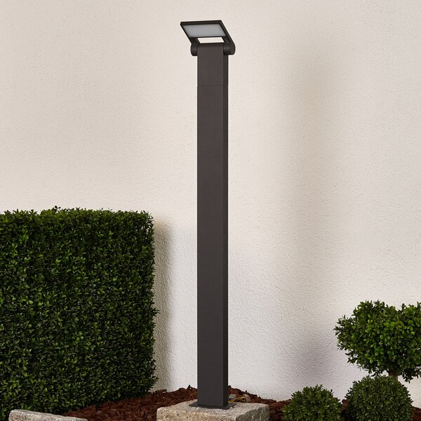 Lucande Lampă LED stâlpișor Marius, 100 cm, Negru, Metal, Modern