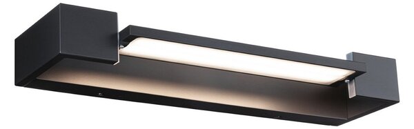 Lampă de perete Paulmann, Lucille, reglabil, Negru, Baie, Metal, Modern