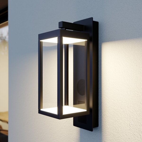Lucande LED-Lampă de perete exterior Ferdinand, antracit Difuzor, Negru, Metal, Modern