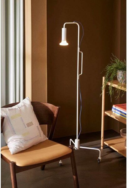 Lampadar Hübsch, Gri, Camera de zi, Metal, Design