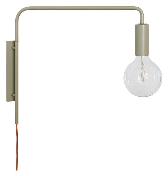 Lampă de perete Hübsch, Bej, Camera de zi, Metal