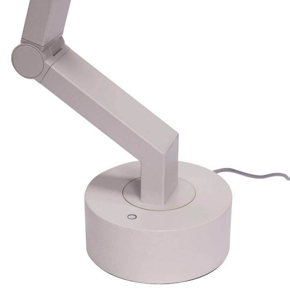 Lampă de masă Hübsch, Gri, Studiu / Birou, Plastic