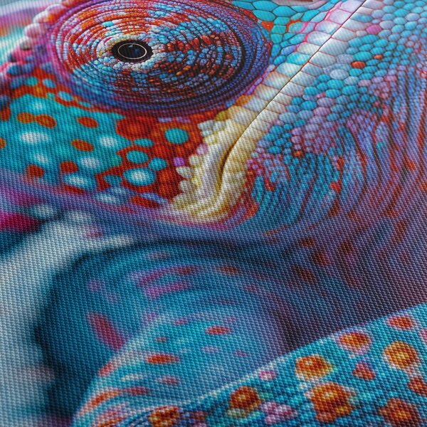 Tablou - Cameleon colorat (120x50 cm)